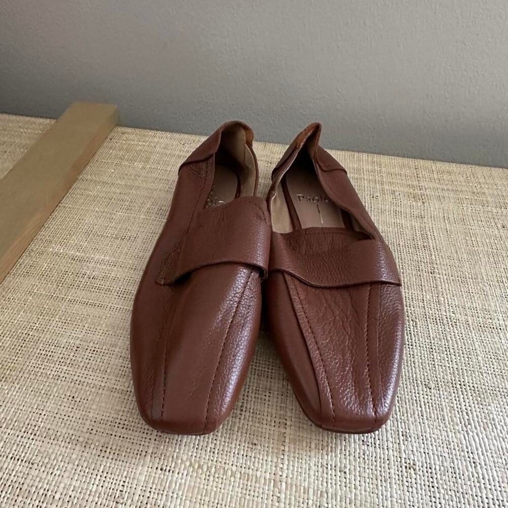Paolo leather loafers in brown